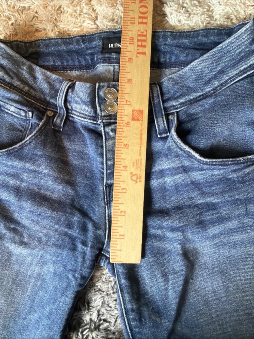 HUDSON Beth Baby Bootcut Jeans Blue Wash Stretch Women’s 27 - Picture 5 of 8